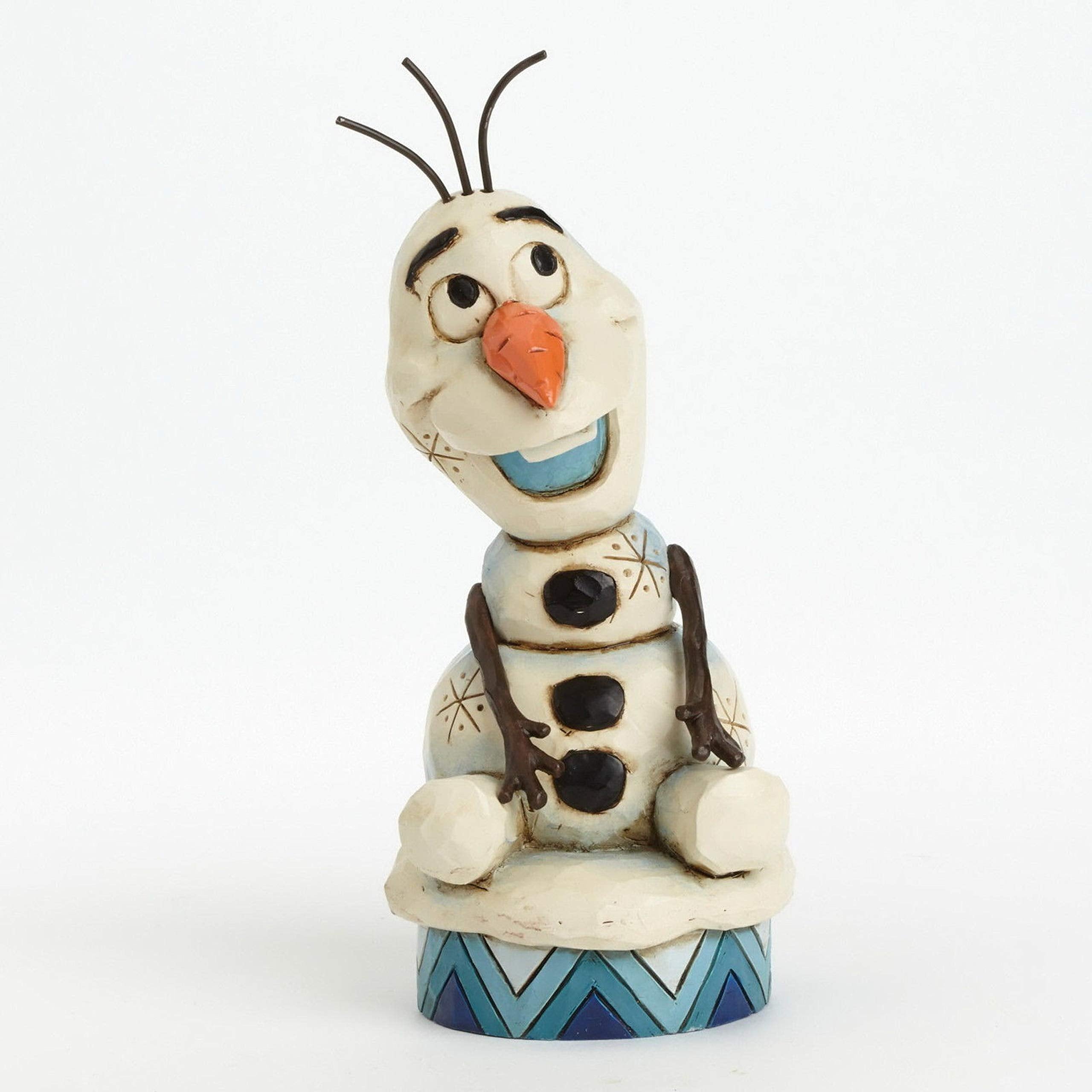 Jim Shore Disney Traditions Olaf from Frozen Figurine, 5.1"