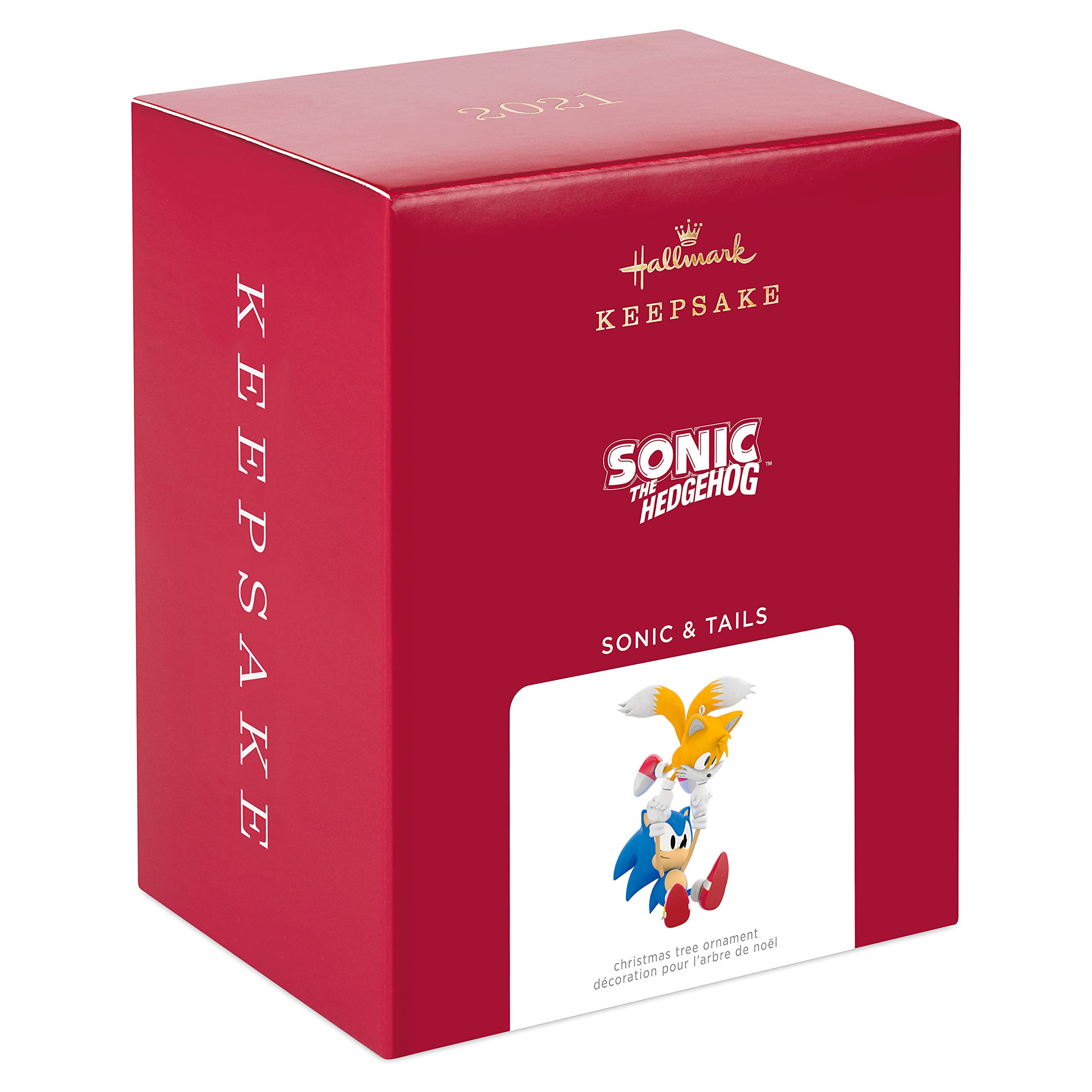 Hallmark Keepsake Christmas Ornament 2021, Sonic The Hedgehog Sonic & Tails