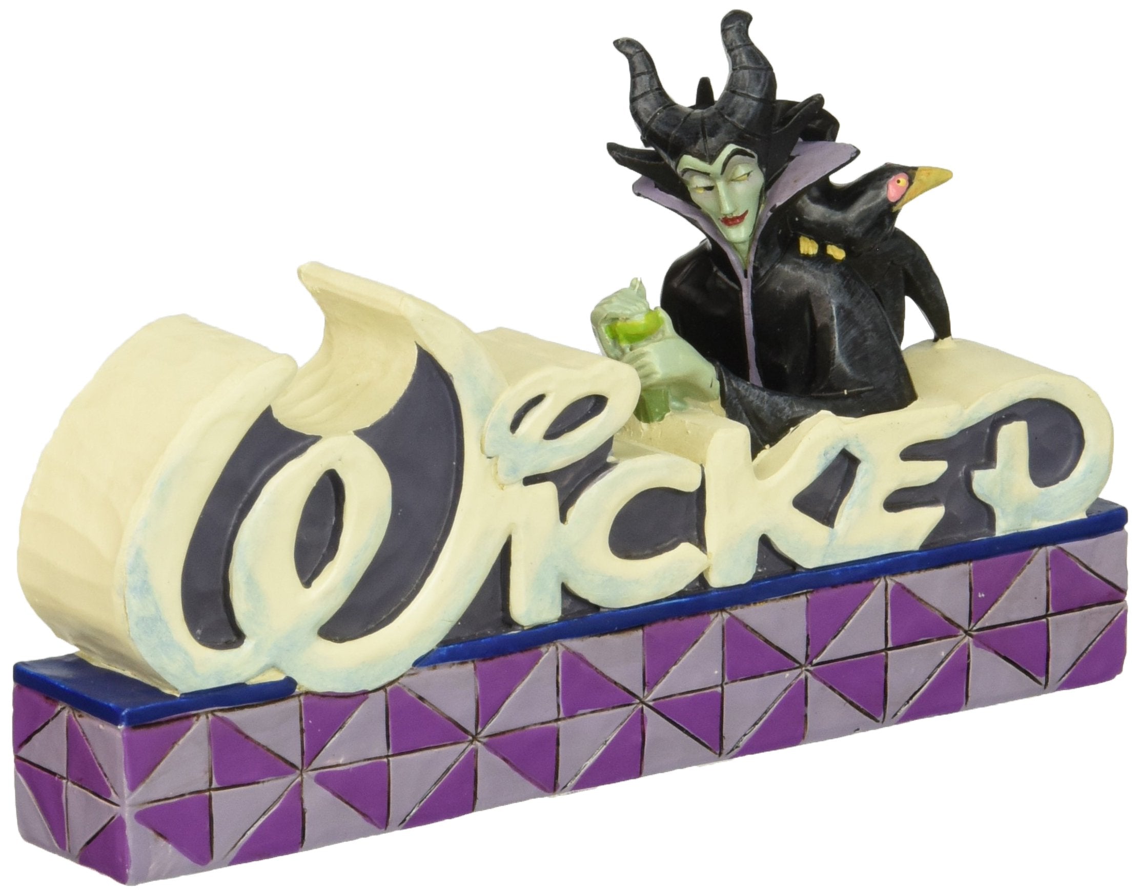 Enesco Disney Traditions by Jim Shore Maleficent Wicked Figurine, 3.5 in