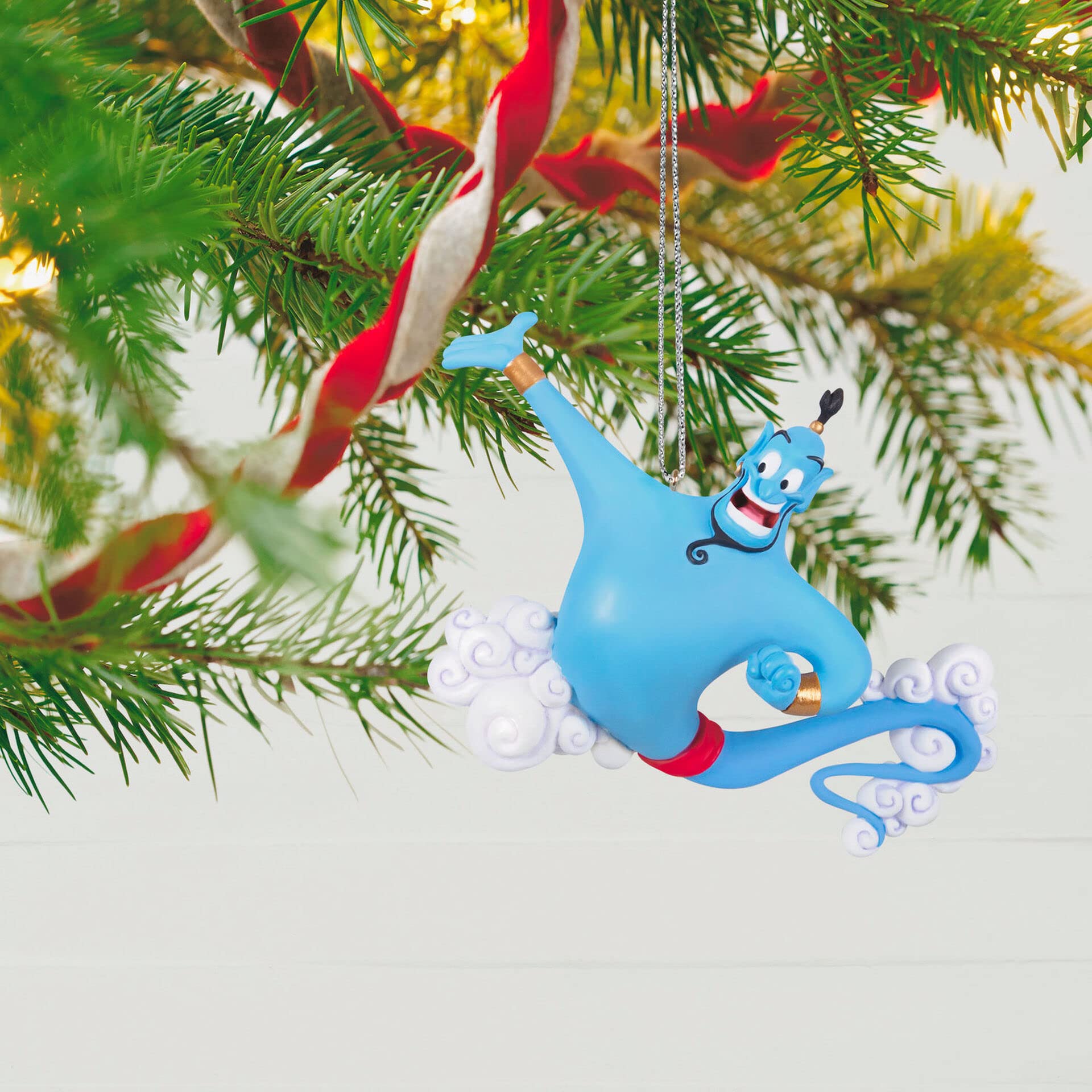 Hallmark Keepsake 2022 Disney Aladdin Genie Limited Edition Christmas Tree Ornament