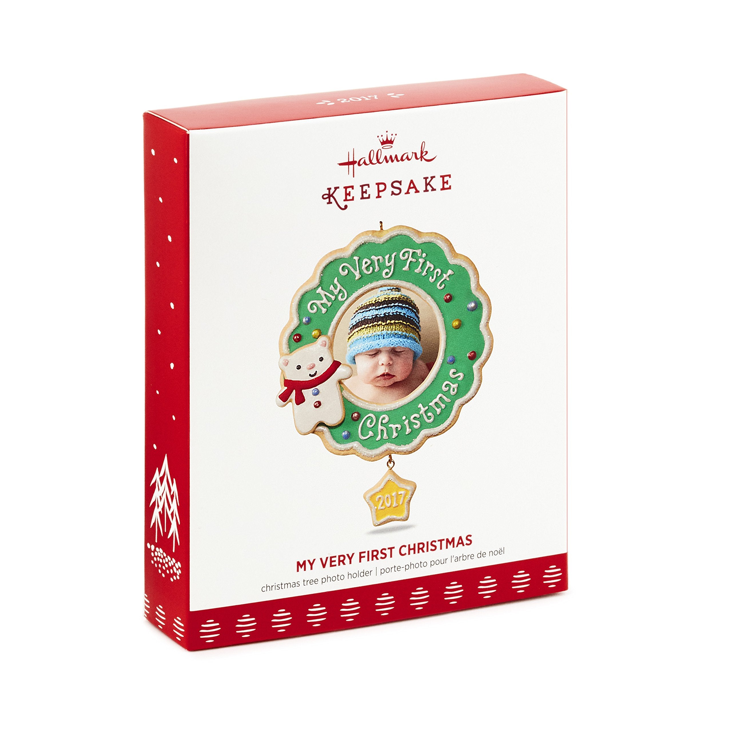 Hallmark Keepsake 2017 My Very First Christmas Picture Frame Dated Christmas Ornament