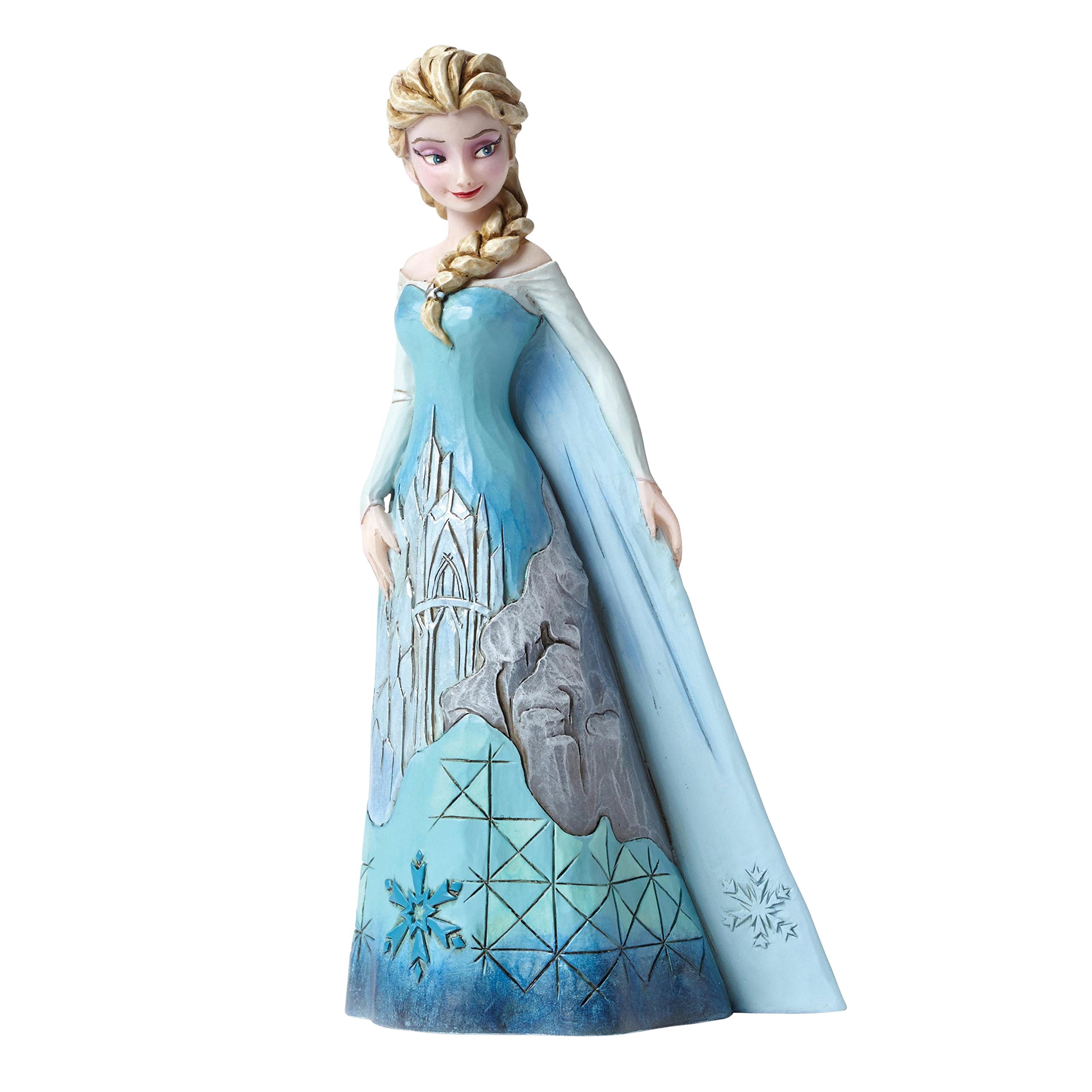 Enesco Jim Shore Heartwood Creek Disney Frozen Elsa with Ice Castle Dress Figurine