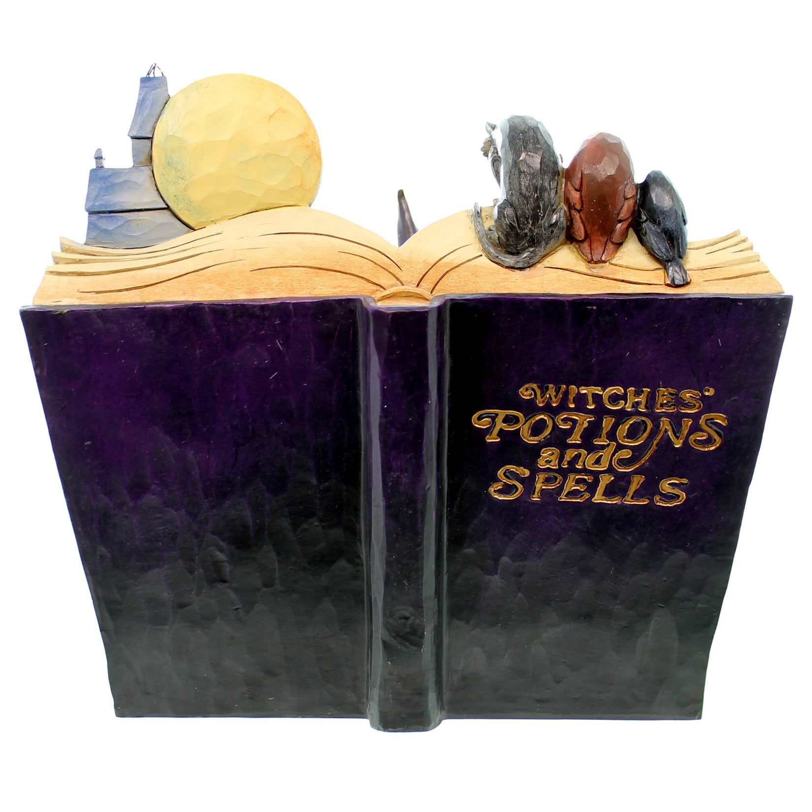 Jim Shore Heartwood Creek Curses Witch Spell Book Halloween Figurine 4047839 New