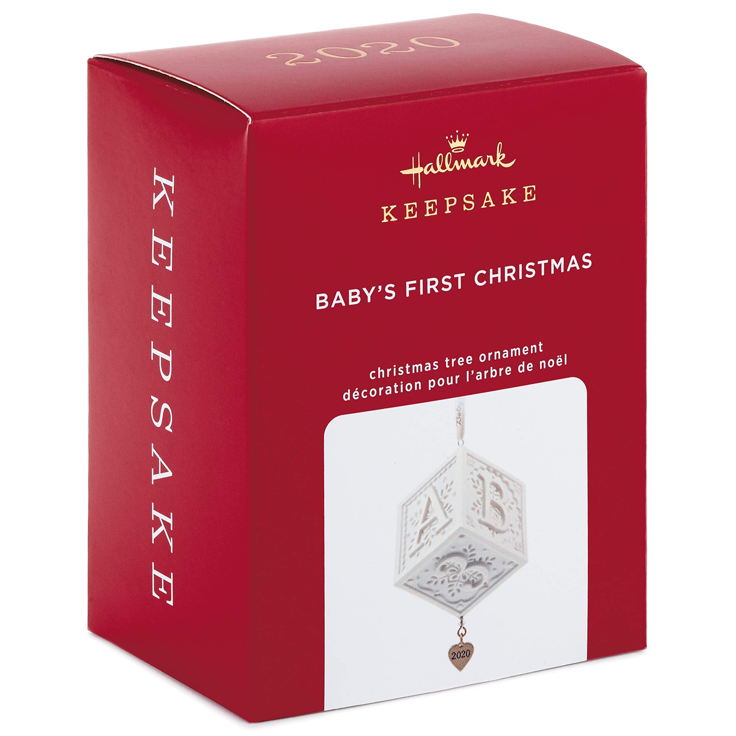 Hallmark Keepsake 2020 Year Dated Ornament, Baby's First Christmas