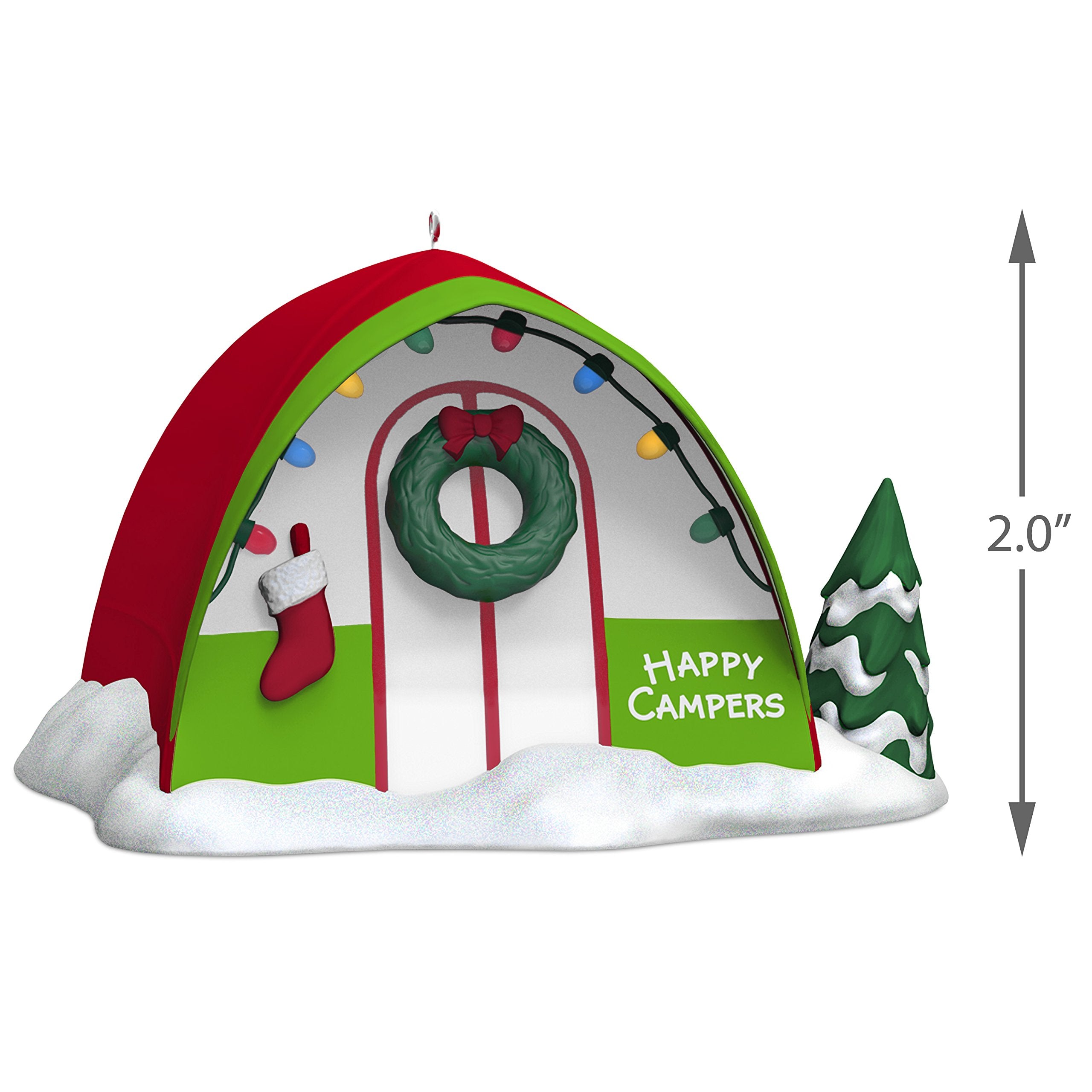 Hallmark Camping Tent Keepsake Christmas Ornaments