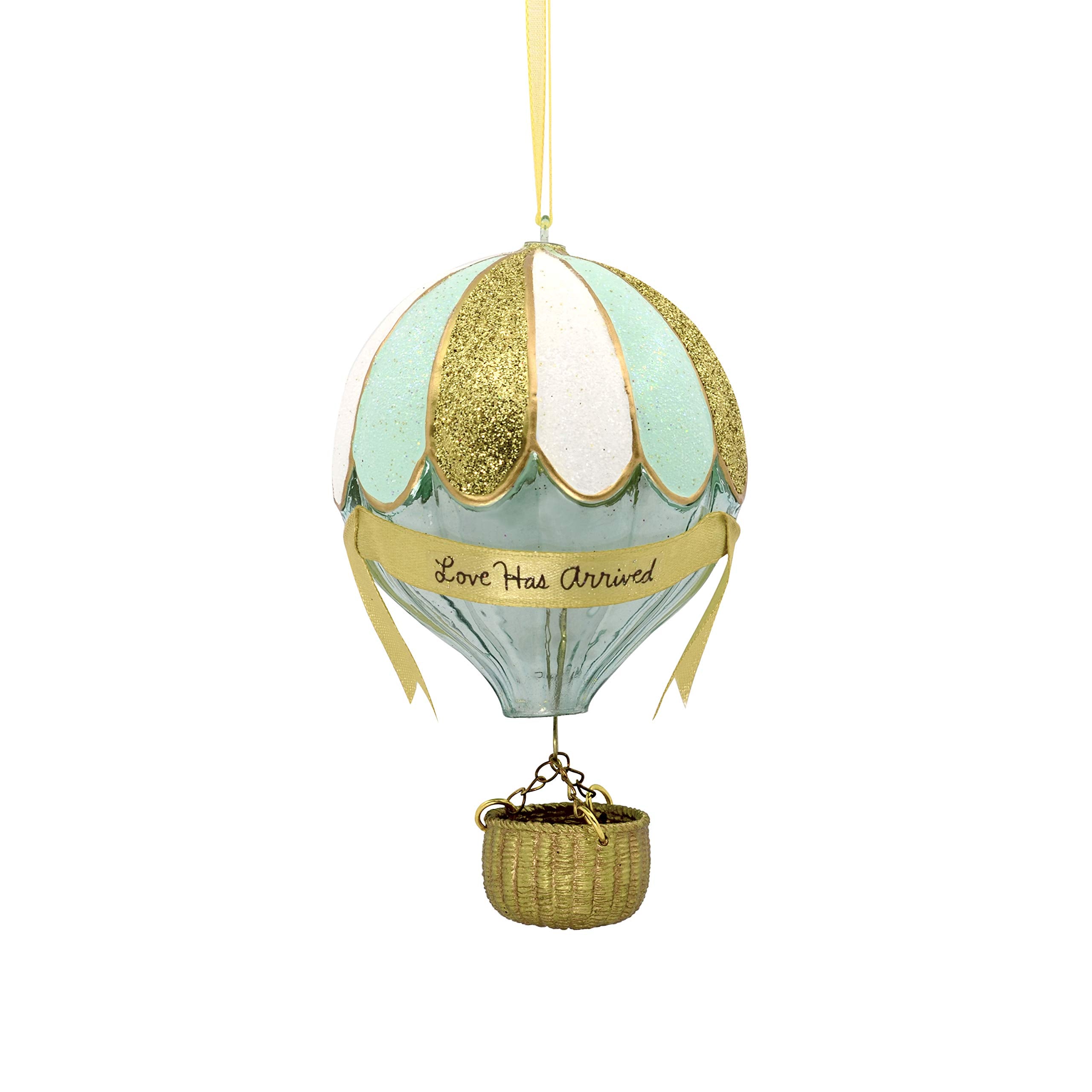 Hallmark Christmas Ornaments, Hallmark Signature Premium Hot Air Balloon Glass Ornament