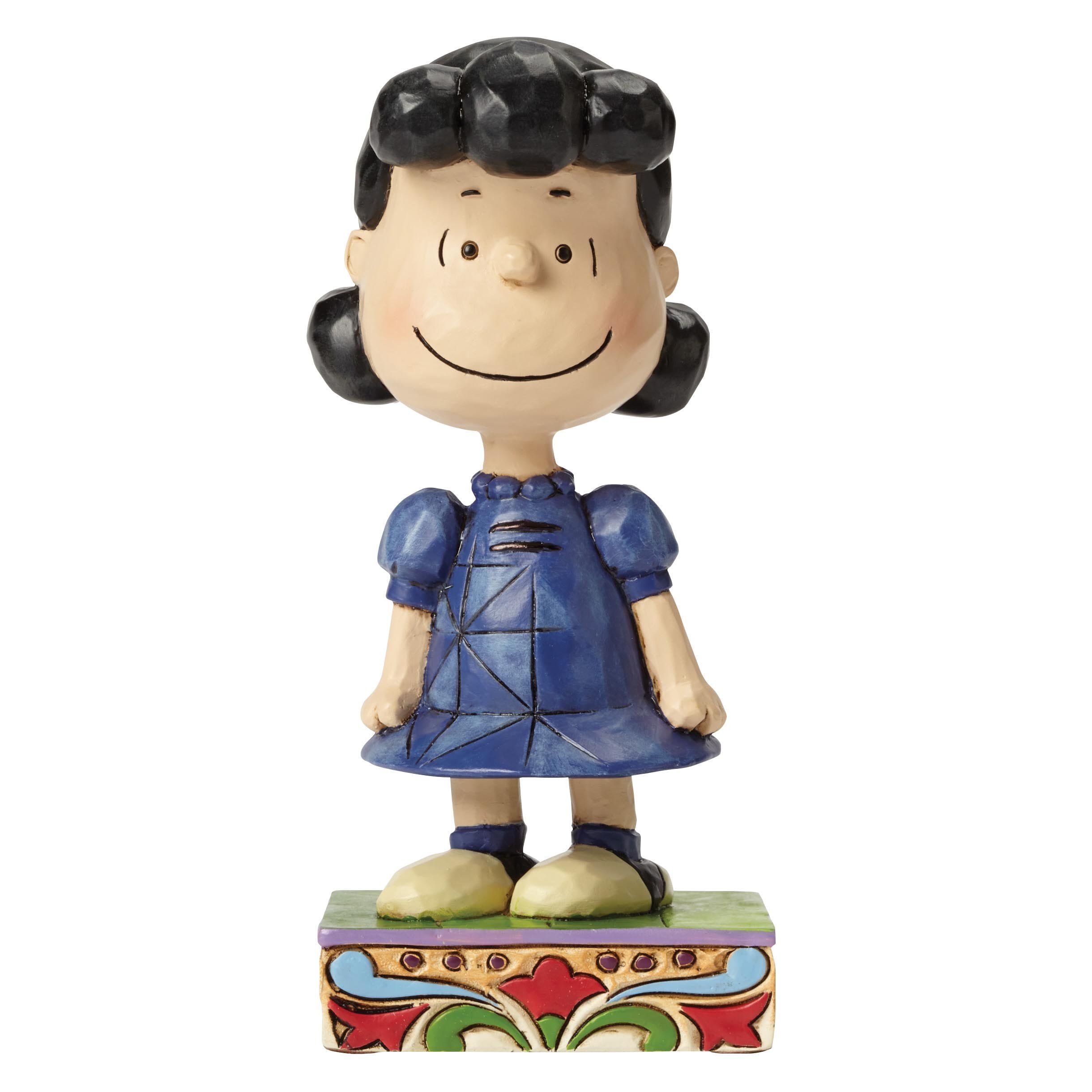 Enesco Jim Shore Peanuts Lucy Personality Pose Figurine, 4.75"