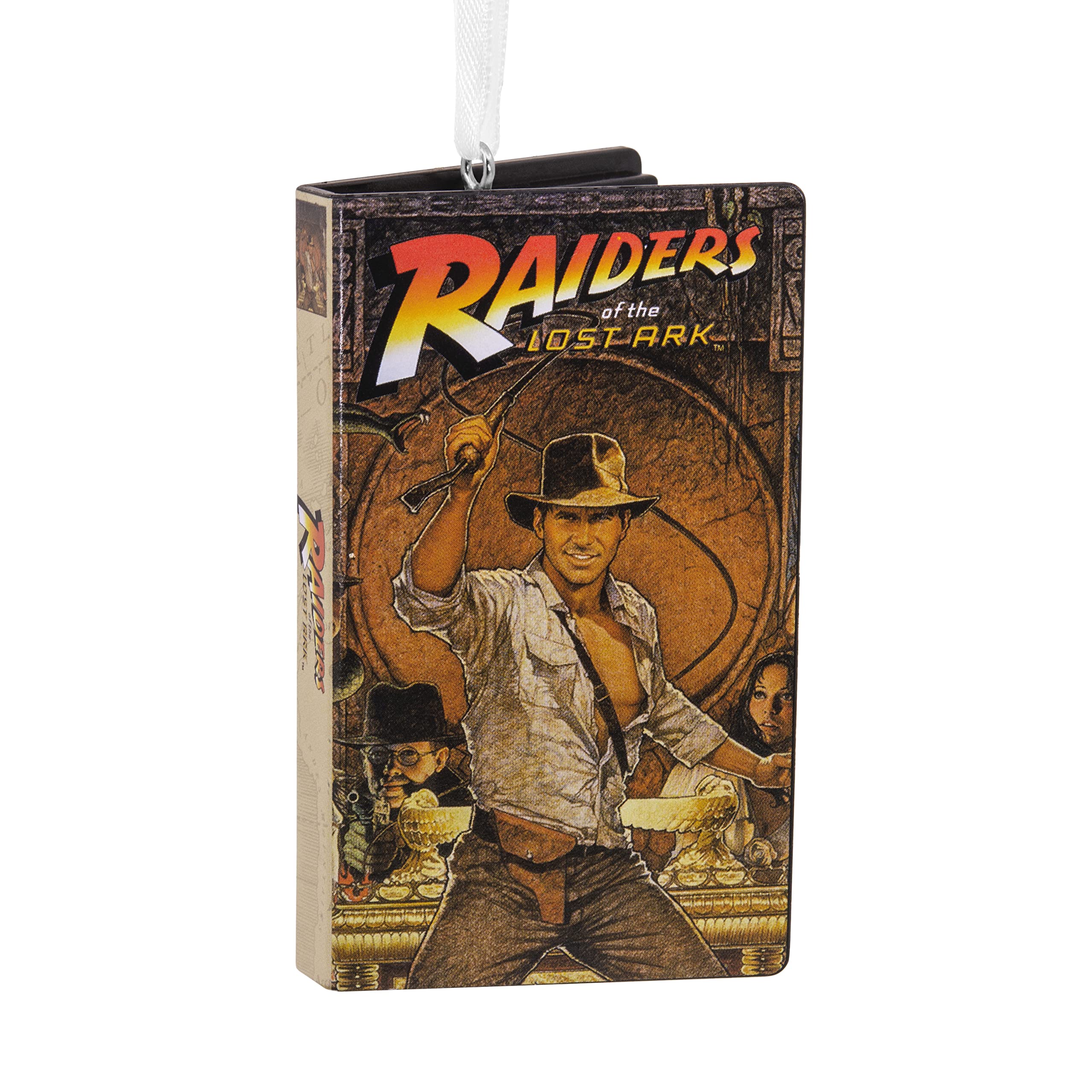 Hallmark Indiana Jones Movie Retro Video Cassette Case Plastic Christmas Ornament (0003HCM1096)