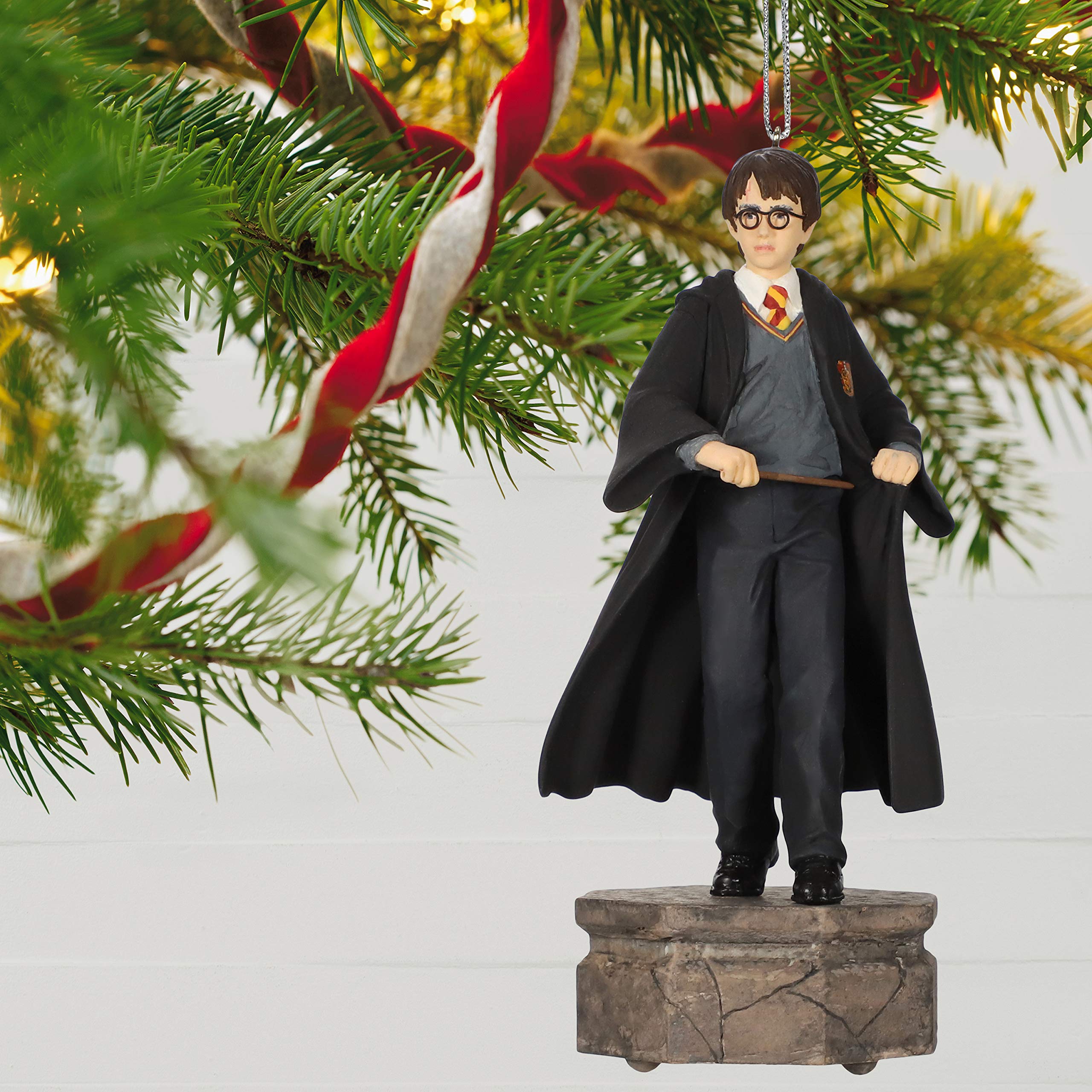 Hallmark Keepsake Christmas Ornament 2019 Year Dated, Harry Potter Collection Harry Potter with Light and Sound