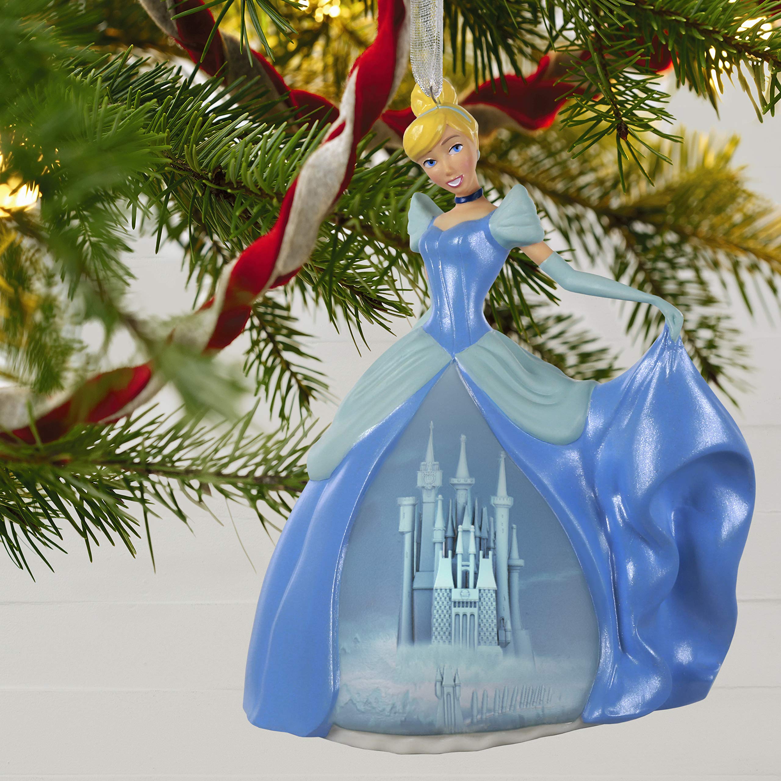 Hallmark Keepsake Christmas Ornament 2020, Disney Princess Celebration Cinderella, Porcelain (2999QK1304)