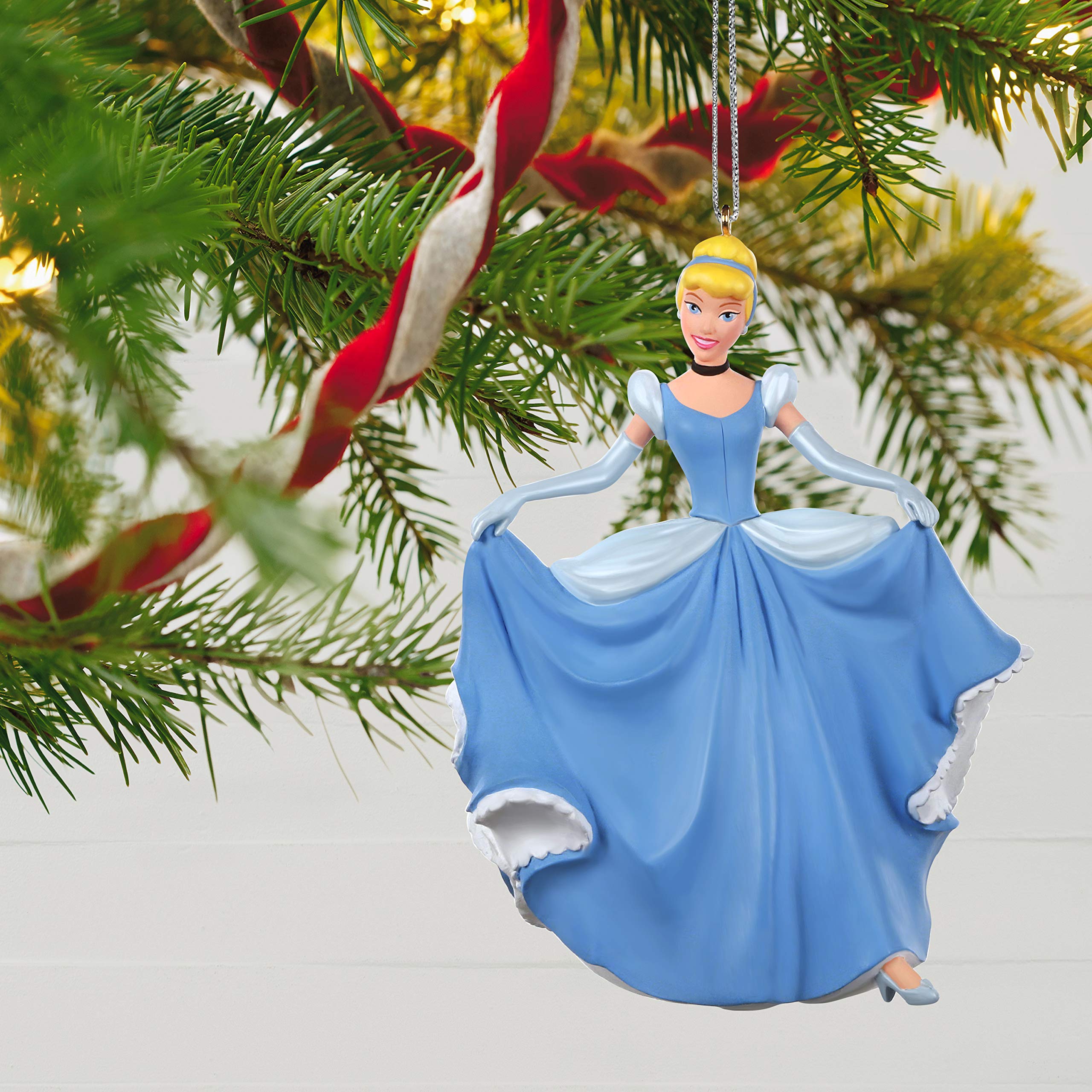 Hallmark Keepsake Christmas Ornament 2020, Disney Cinderella A Perfect Fit (1799QXD6551)
