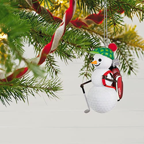 Hallmark Keepsake Christmas Ornament 2023, Jolly Golfer, Snowman Ornament, Golf Gifts