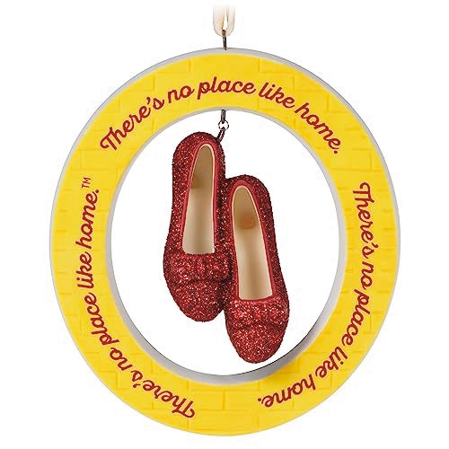 Hallmark Keepsake Christmas Ornament 2023, The Wizard of Oz Ornament, "There's No Place Like Home," Porcelain Ornament, Movie Gifts