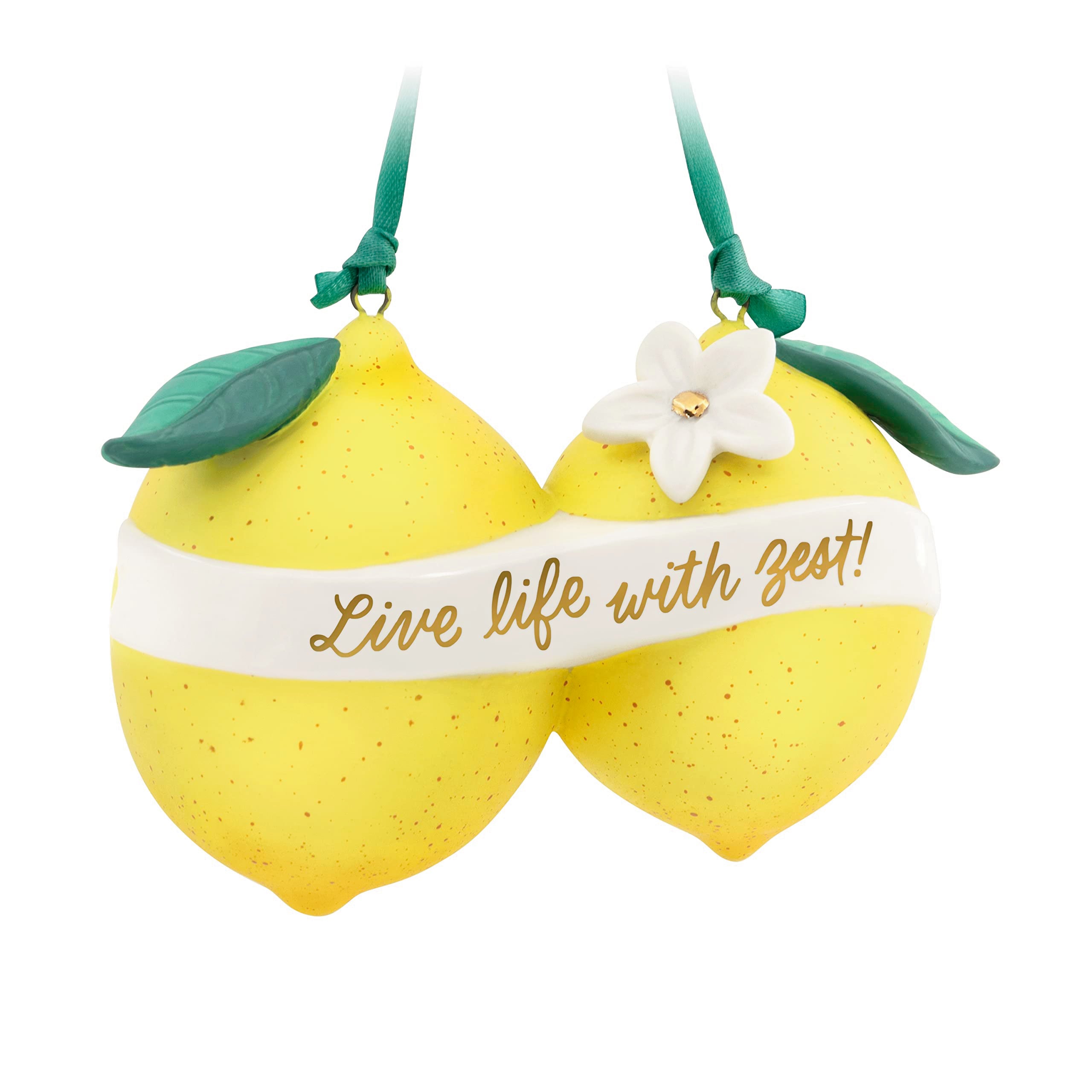 Hallmark Keepsake Christmas Ornament 2023, Live Life with Zest, Lemon Ornament