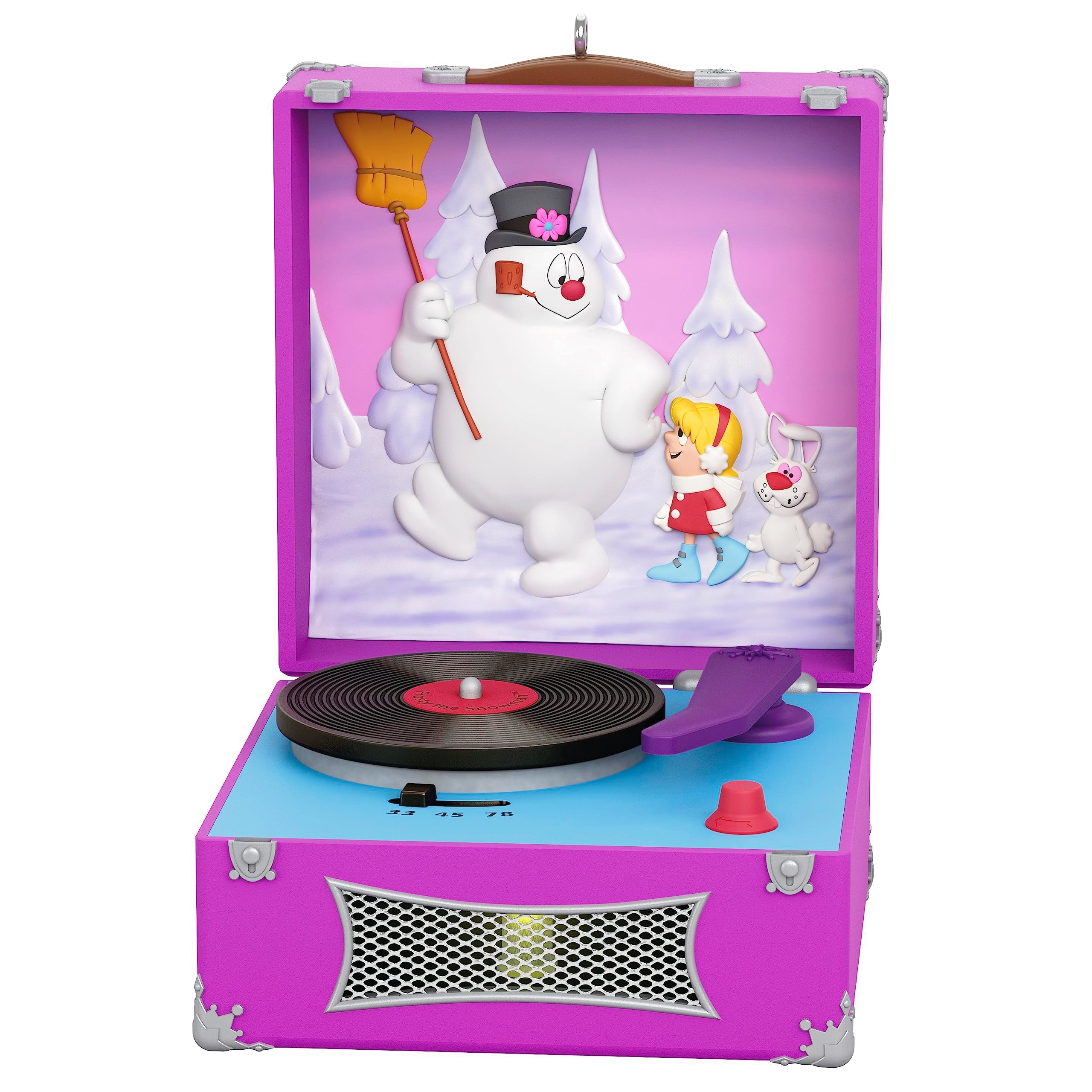 Hallmark Keepsake Christmas Ornament 2023, Frosty The Snowman Ornament, Look at Frosty Go Ornament with Light and Sound, TV Show Gifts