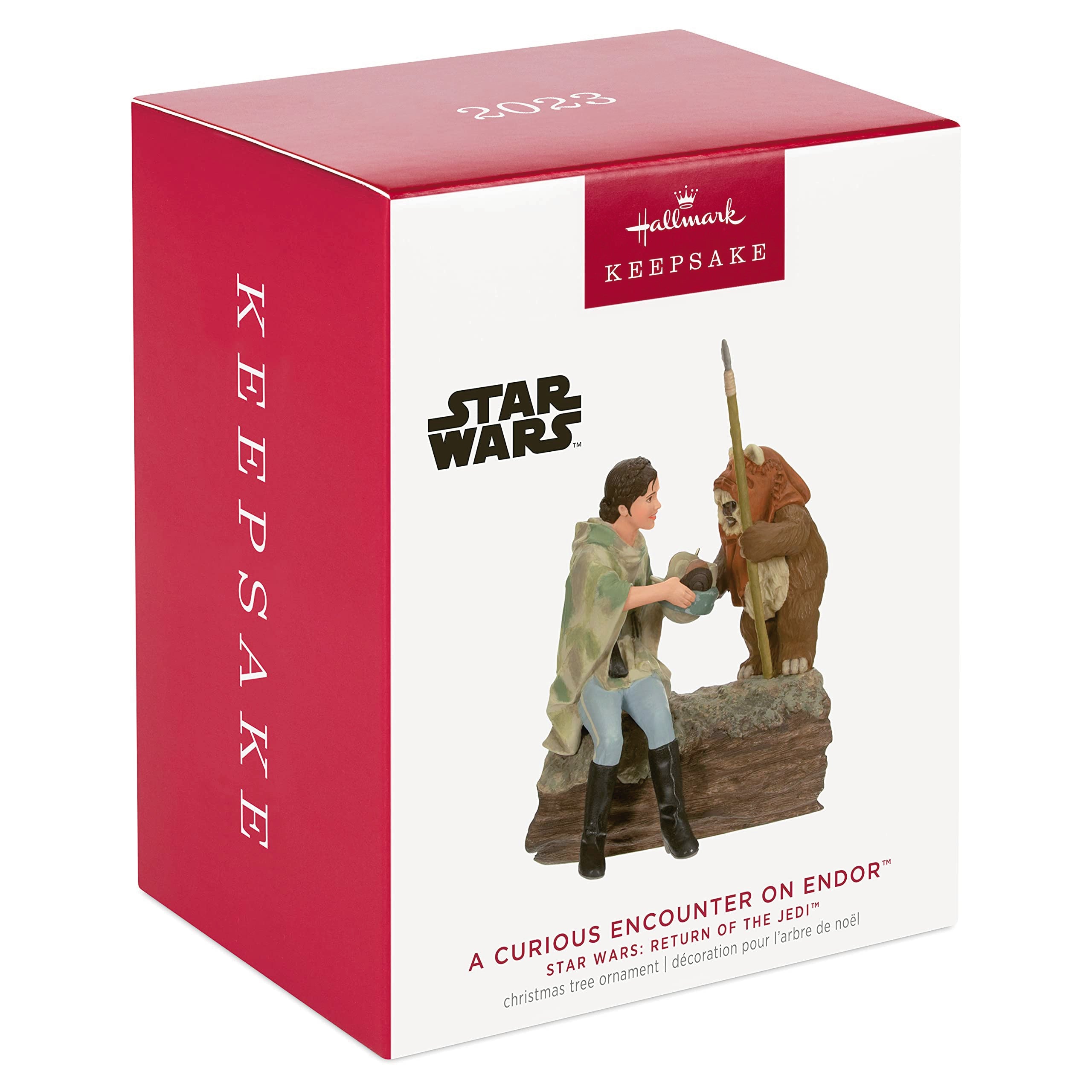 Hallmark Keepsake Christmas Ornament 2022, Star Wars: A New Hope Collection Han Solo and Chewbacca, Light and Sound
