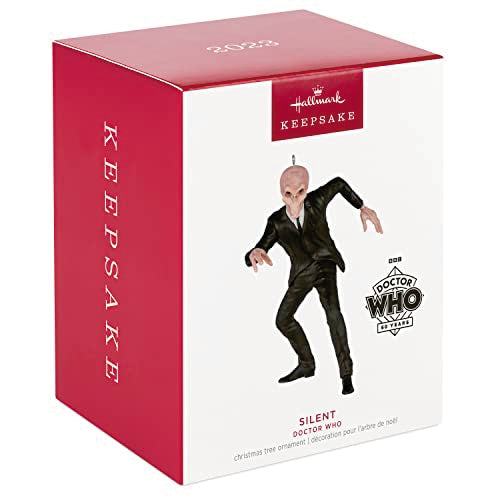 Hallmark Keepsake Christmas Ornament 2023, Doctor Who Silent, Gifts for Doctor Who Fans