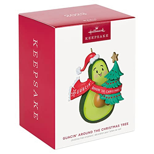 Hallmark Keepsake Christmas Ornament 2023, Guacin' Around The Christmas Tree Ornament with Sound, Food Gifts