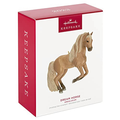 Hallmark Keepsake Christmas Ornament 2023, Andalusian Dream Horse, Gifts for Her" }