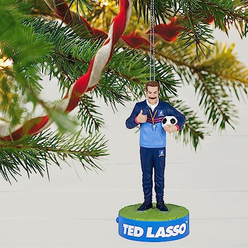 Hallmark Keepsake Christmas Ornament 2023, Ted Lasso Ornament with Sound, TV Show Gifts