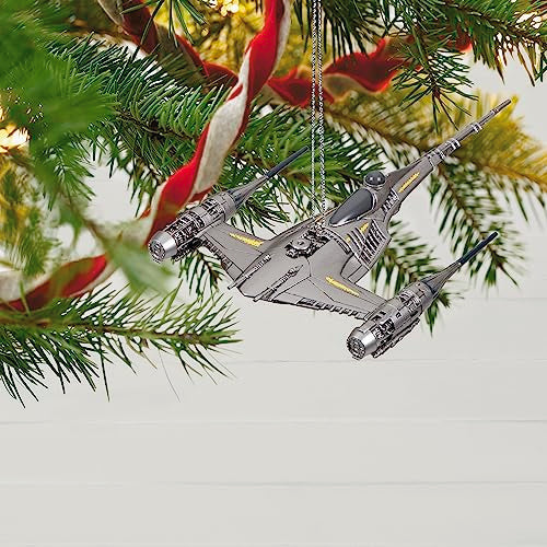 Hallmark Keepsake Christmas Ornament 2023, Star Wars: The Mandalorian The Mandalorian's N-1 Starfighter, Gifts for Star Wars Fans