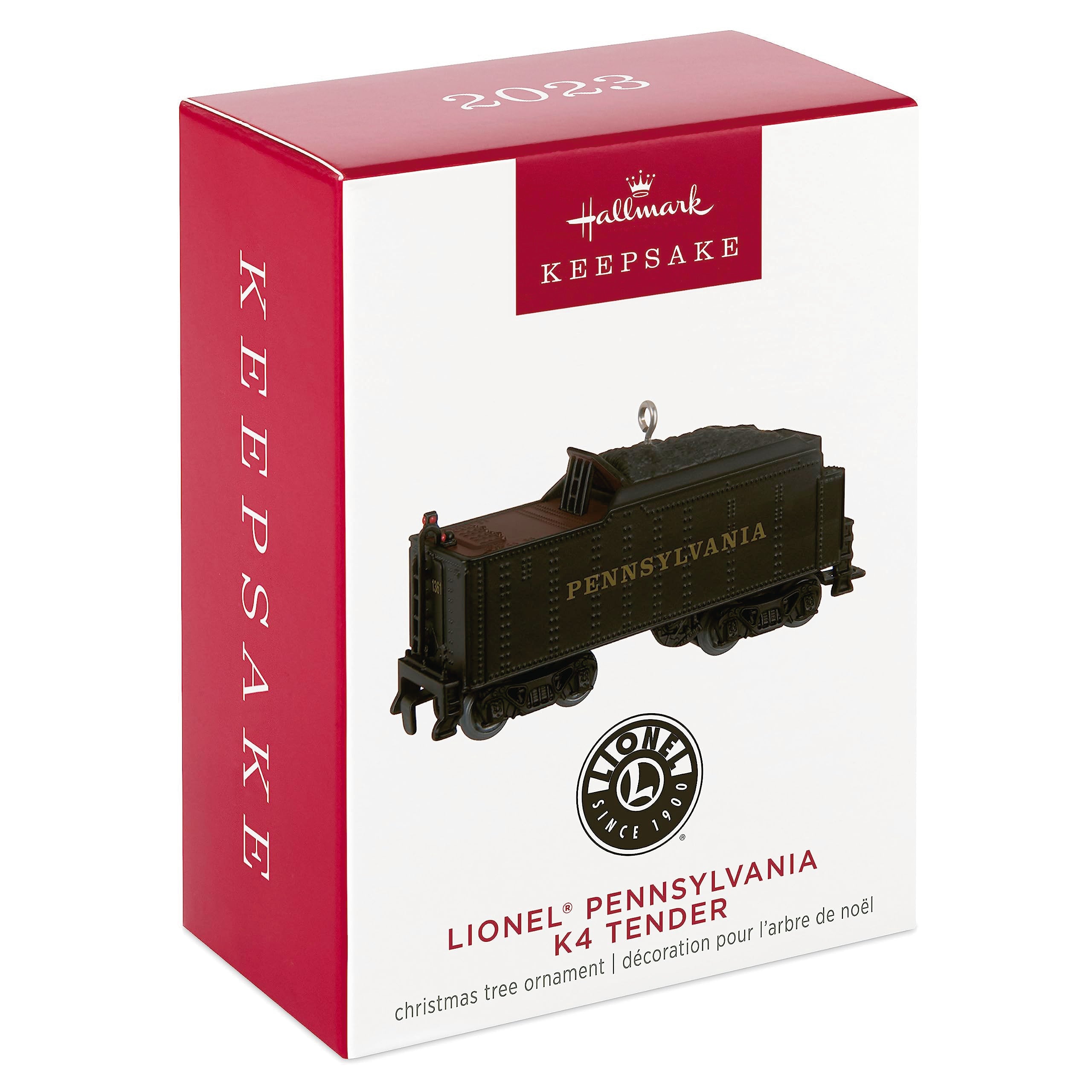 Hallmark Keepsake Christmas Ornament 2023, Lionel Pennsylvania K4 Tender, Metal Train Ornament, Train Gifts