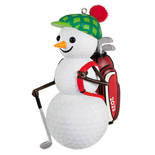 Hallmark Keepsake Christmas Ornament 2023, Jolly Golfer, Snowman Ornament, Golf Gifts