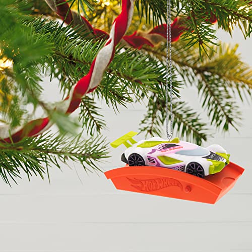 Hallmark Keepsake Christmas Ornament 2023, Hot Wheels Mach Speeder with Light, Gifts for Car Collectors,