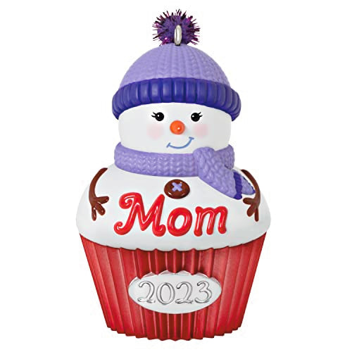 Hallmark Keepsake Christmas Ornament 2023, Mom Cupcake, Family Gifts