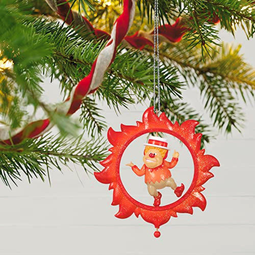 Hallmark Keepsake Christmas Ornament 2023, The Year Without a Santa Claus Spinning Heat Miser, Santa Collectors Gifts