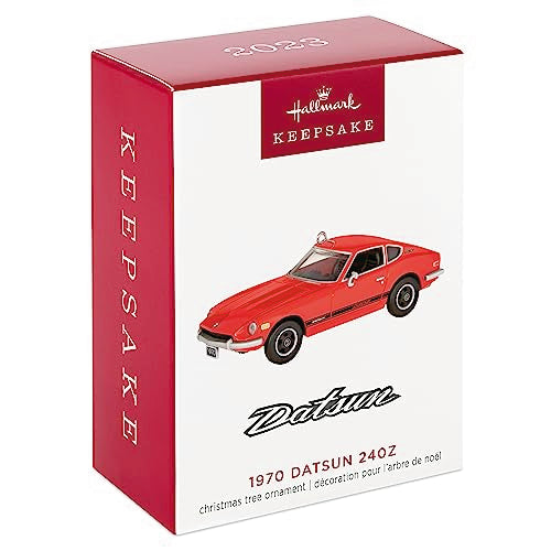 Hallmark Keepsake Christmas Ornament 2023, 1970 Datsun 240Z, 2023 Metal Car Ornament, Gifts for Car Collectors,