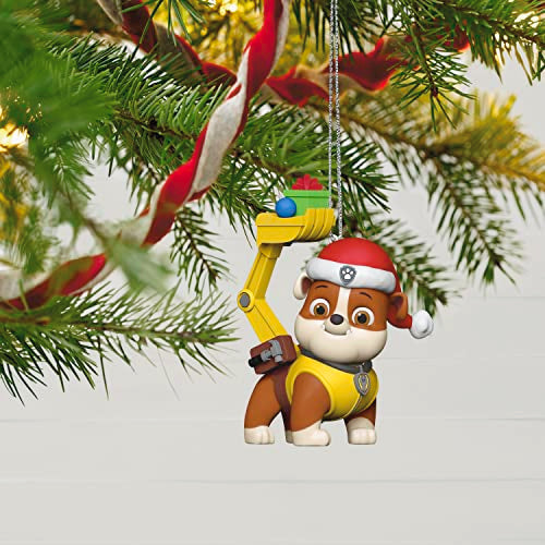 Hallmark Keepsake Christmas Ornament 2023, Paw Patrol Rubble's Special Delivery, Gifts for Kids