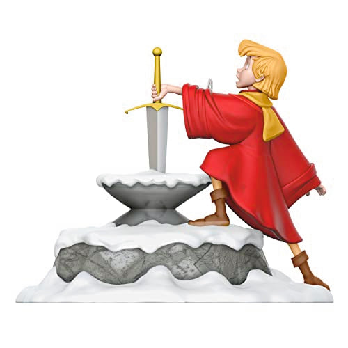 Hallmark Keepsake Christmas Ornament 2023, Disney The Sword in The Stone 60th Anniversary Becoming King Arthur, Gifts for Disney Fans