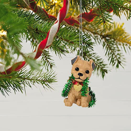 Hallmark Keepsake Christmas Ornament 2023, Puppy Love Terrier 2023, Dog Ornament, Pet Gifts