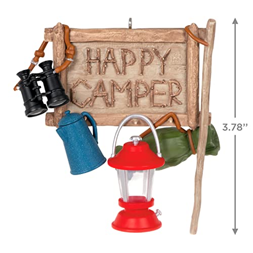 Hallmark Keepsake Christmas Ornament 2023, Happy Camper Gift for Hikers, Outdoorsmen