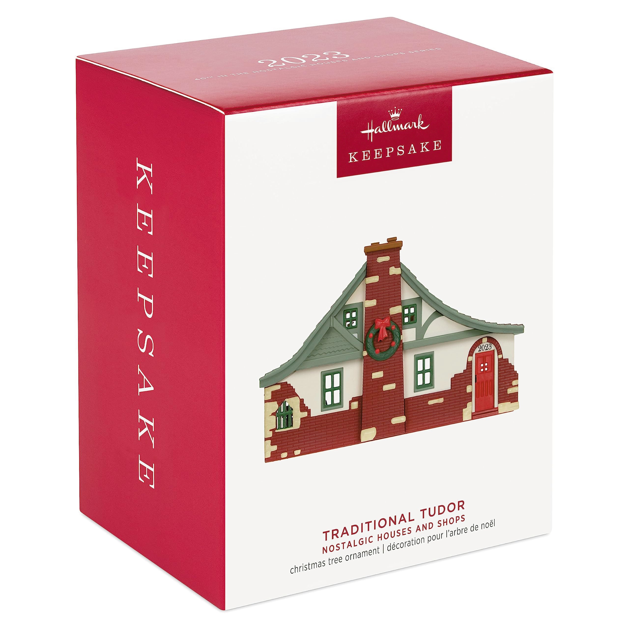 Hallmark Keepsake Christmas Ornament 2023, Nostalgic Houses and Shops Traditional Tudor 2023, Gifts for Her