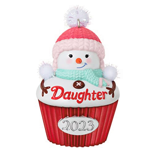 Hallmark Keepsake Christmas Ornament 2023, Daughter Cupcake, Family Gifts