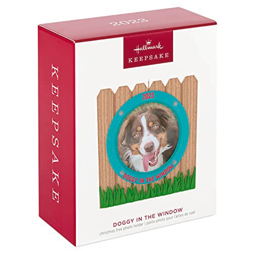 Hallmark Keepsake Christmas Ornament 2023, Doggy in The Window Photo Frame, Pet Picture Gifts