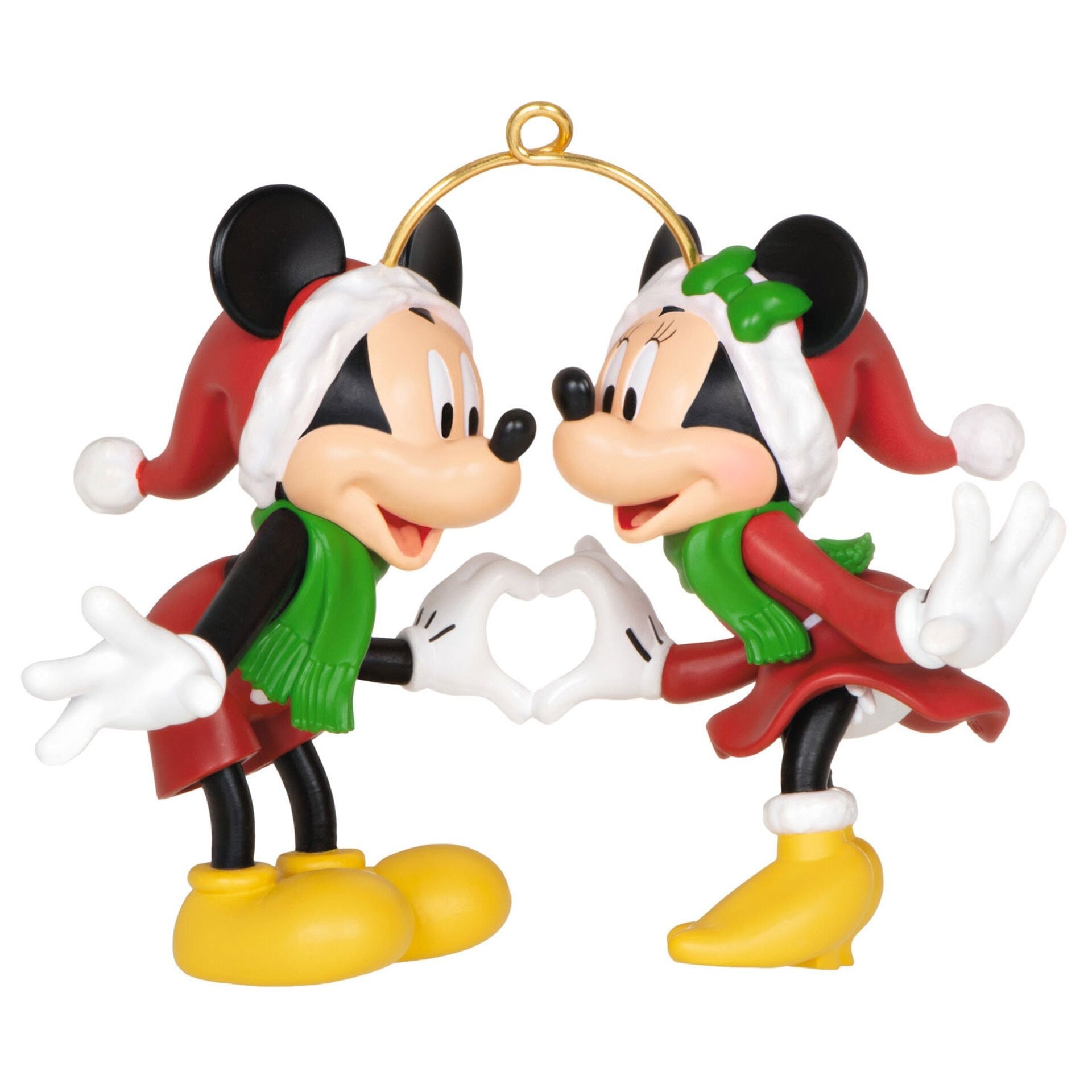 Hallmark Keepsake Christmas Ornament 2023, Disney Mickey and Minnie A Season of Love, Gifts for Disney Fans