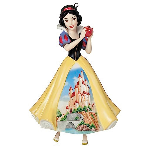 Hallmark Keepsake Christmas Ornament 2023, Disney Princess Celebration Snow White Porcelain Ornament, Gifts for Disney Fans