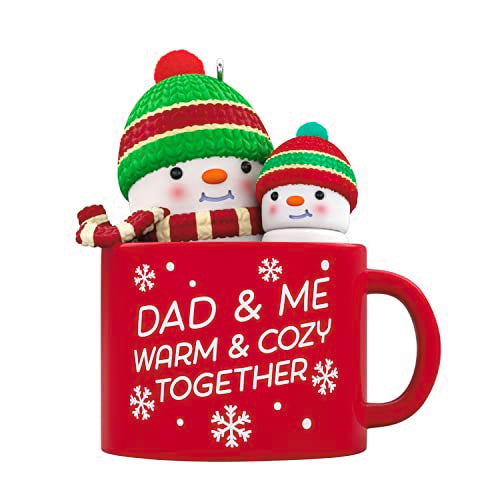 Hallmark Keepsake Christmas Ornament 2023, Dad & Me Hot Cocoa Mug, Family Gifts
