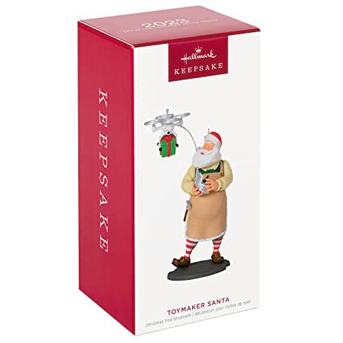 Hallmark Keepsake Christmas Ornament 2023, Toymaker Santa, Santa Collectors Gifts