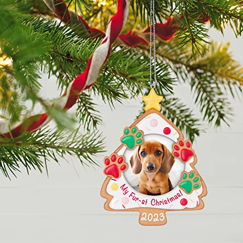 Hallmark Keepsake Christmas Ornament 2023, My Fur-st Christmas Photo Frame, Pet Picture Gifts