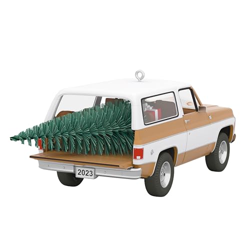 Hallmark Keepsake Christmas Ornament 2023, All-American Trucks 1973 Chevrolet Blazer 2023, Metal Ornament, Gifts for Car Collectors,