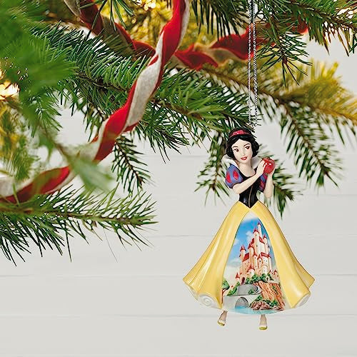 Hallmark Keepsake Christmas Ornament 2023, Disney Princess Celebration Snow White Porcelain Ornament, Gifts for Disney Fans