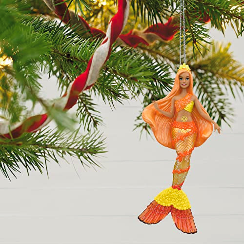 Hallmark Keepsake Christmas Ornament 2023, Barbie Mermaid Ornament With Light, Gifts for Her