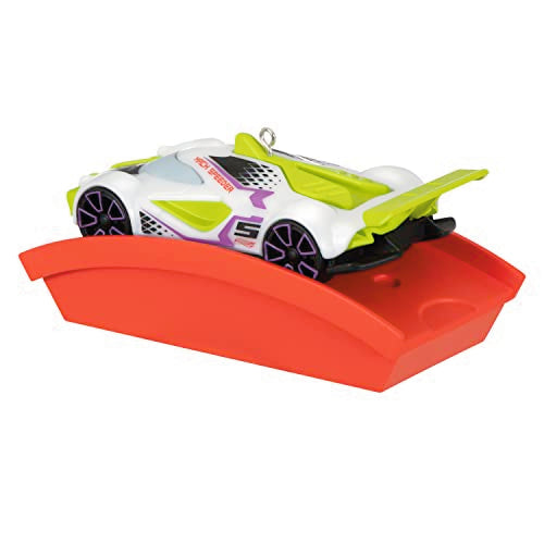 Hallmark Keepsake Christmas Ornament 2023, Hot Wheels Mach Speeder with Light, Gifts for Car Collectors,