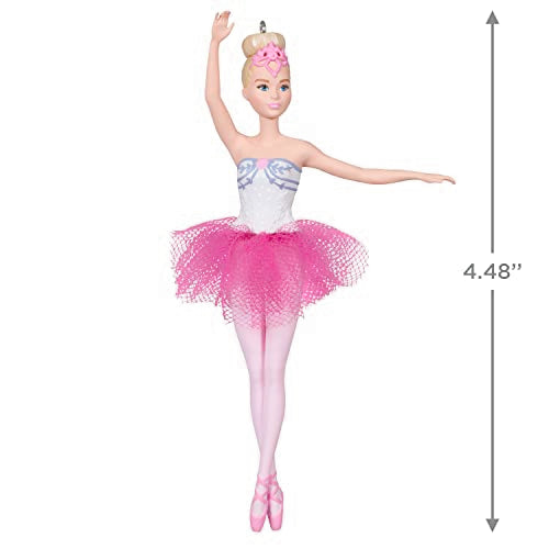 Hallmark Keepsake Christmas Ornament 2023, Barbie Beautiful Ballerina Ornament, Gift for Kids, Girls