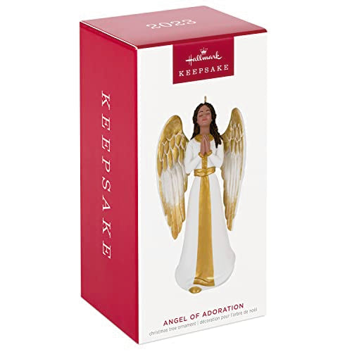 Hallmark Keepsake Christmas Ornament 2023, Angel of Adoration, Religious Gifts