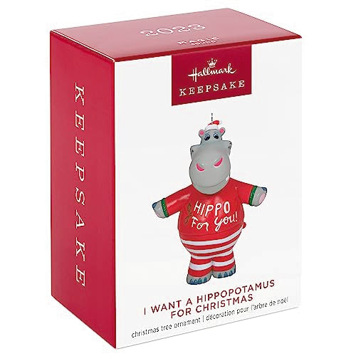 Hallmark Keepsake Christmas Ornament 2023, I Want a Hippopotamus for Christmas Musical, Gifts for Kids